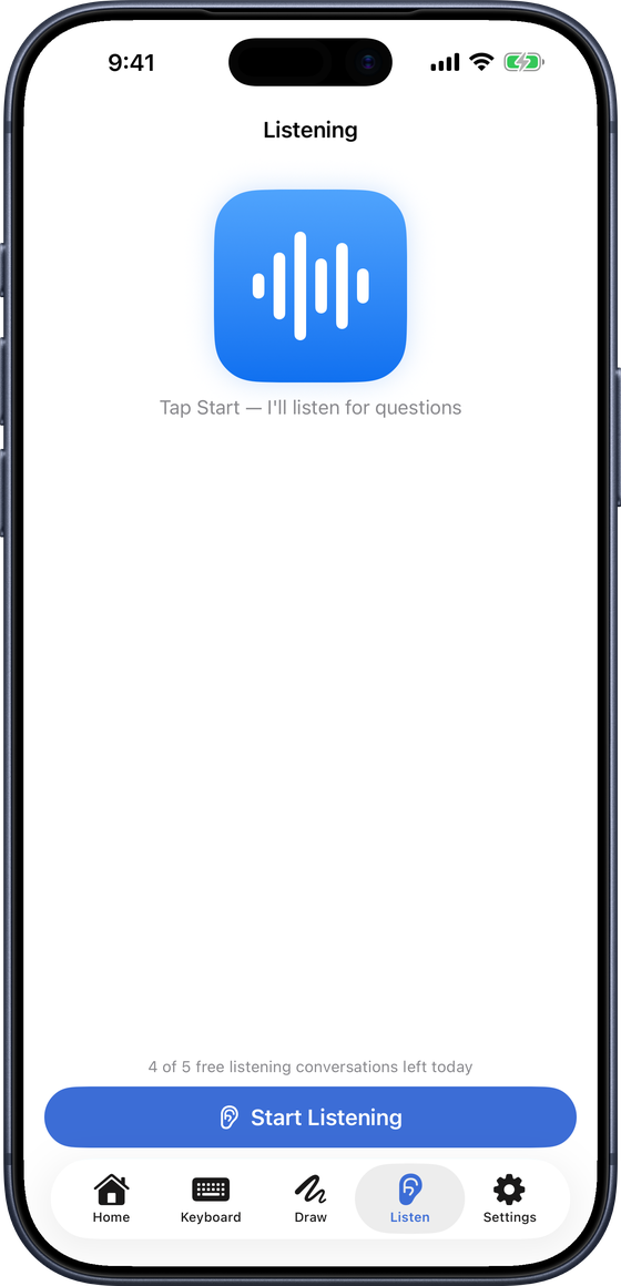 Listening Mode in Speech Assistant